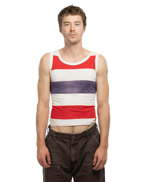 70's Striped Tank - Medium