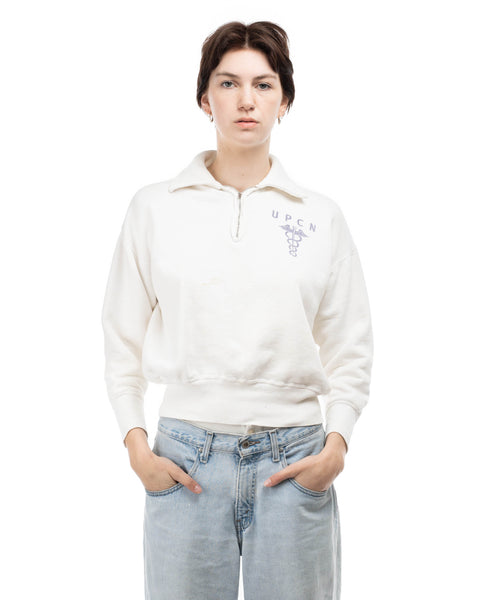 50’s Medical Quarter-Zip Sweatshirt - Small