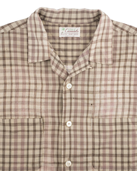 60's Loop Collar Shirt - XL