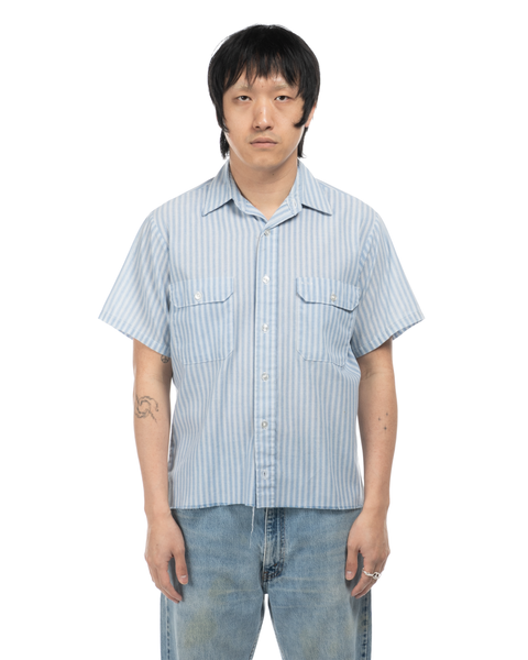 1970s Striped Work Shirt
