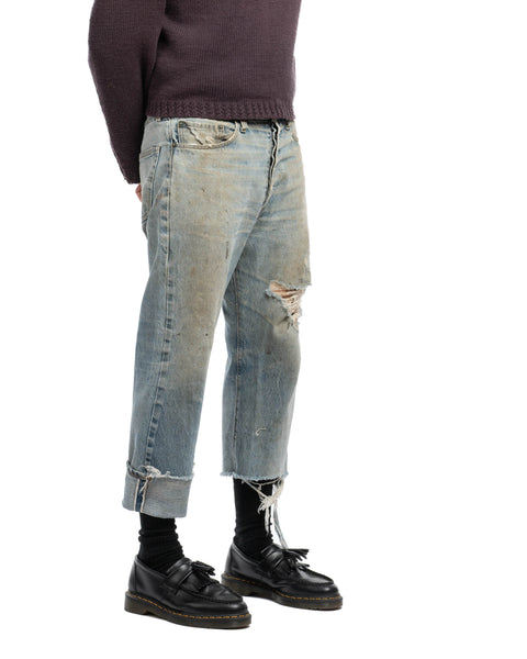 80's Thrashed Levi's 501 Redlines - 31" x 21"