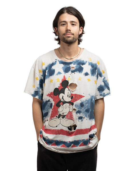 90’s Thrashed Mickey Tee - XL