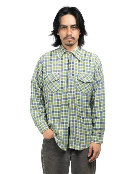 1970s Thrashed Cotton Flannel
