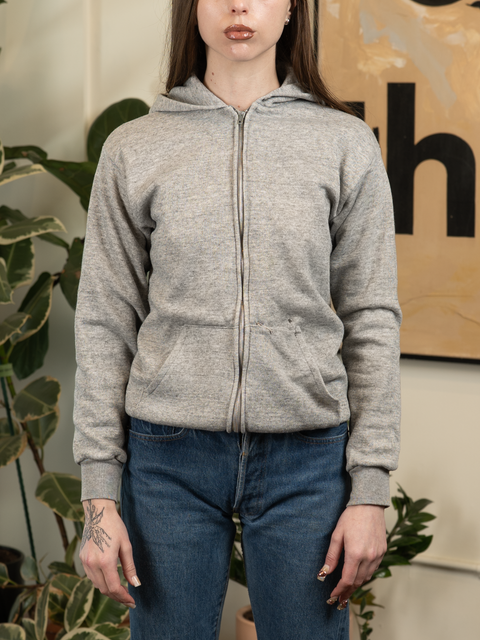 1970s Thermal Lined Zip Hoodie