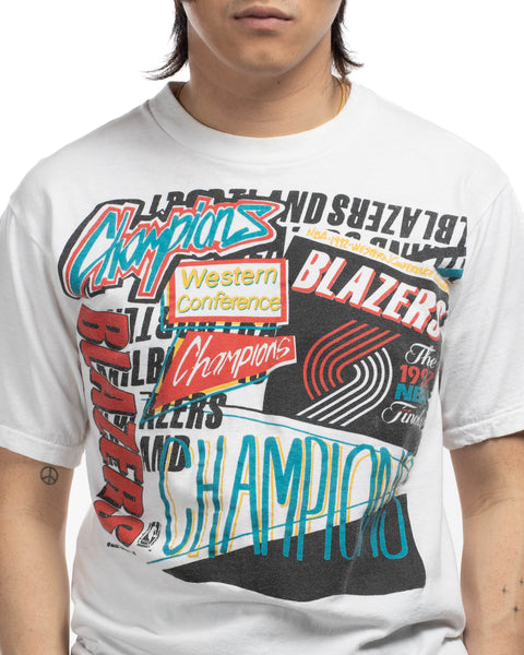 90's Blazers Champions Tee - Large