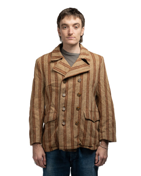 60's Swanky Double Breasted Jacket - Medium