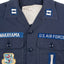 70's Deadstock Missile Blue Utility Shirt - Medium