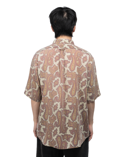 70's Paisley Oxford Shirt - XL
