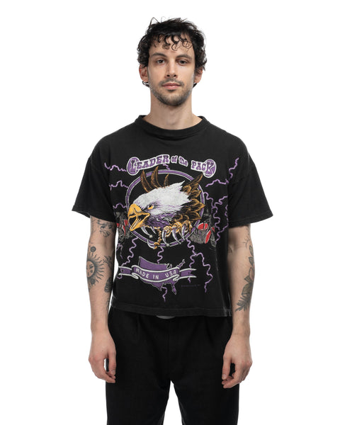 80's Leader of the Pack Moto Tee - Medium