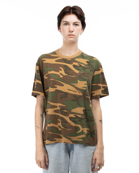 80’s Camo Pocket Tee - Medium