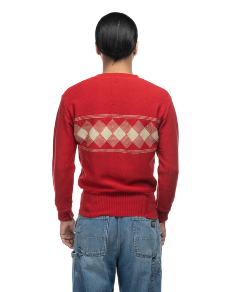 1940s Thrashed Novelty Sweater