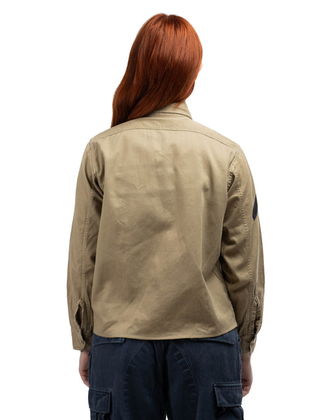 WWII Cropped Officer Shirt - Medium