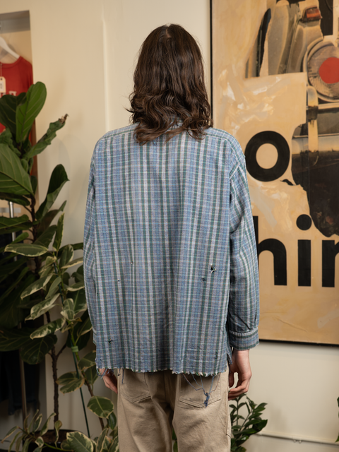 1990s Thrashed Pull-Over Shirt