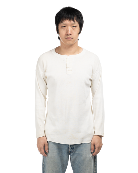 1980s Banana Republic Henley Thermal