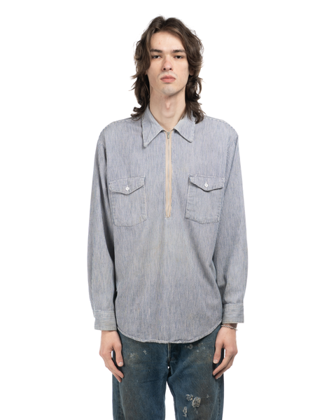 1960s Lee Hickory Work Shirt