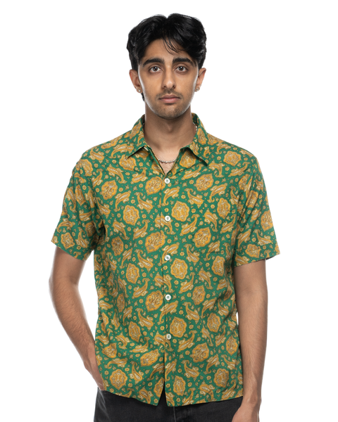 1960s Paisley Button-Up Shirt
