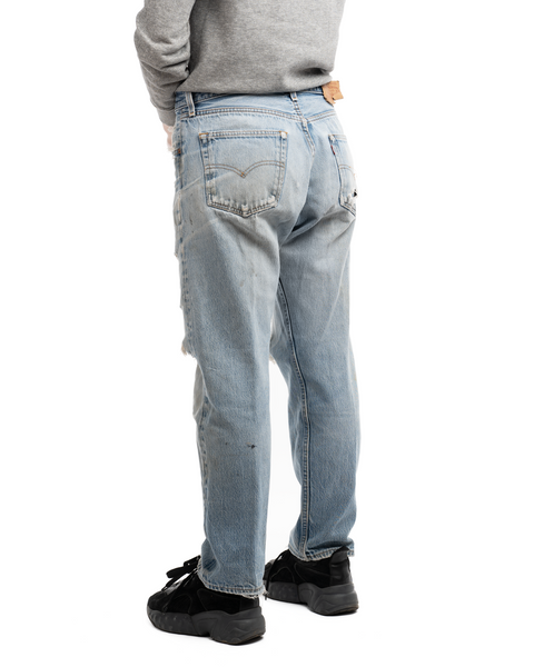 90's Thrashed Levi's 501 Denim - 32" x 25.5"