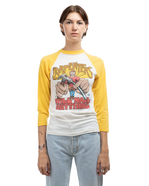70's Carpenter Raglan Tee - Medium