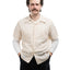 60's Dacron Loop Collar Shirt - Medium