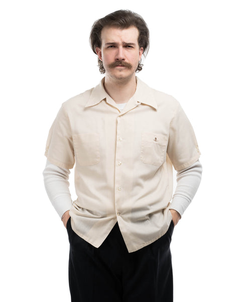 60's Dacron Loop Collar Shirt - Medium
