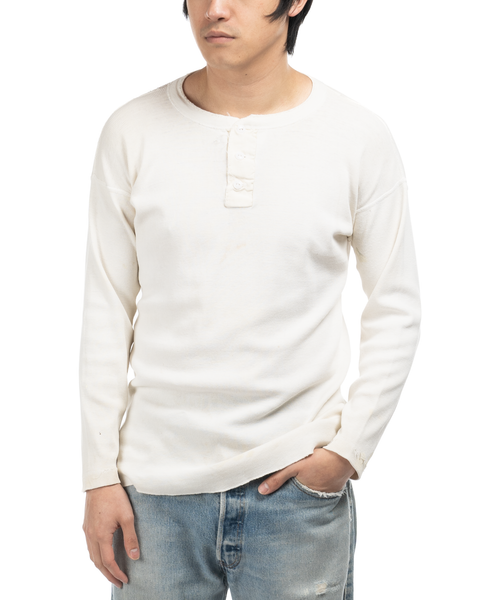 1980s Banana Republic Henley Thermal