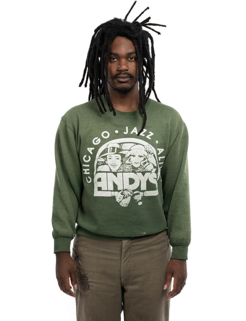 80's Andy's Jazz Club Sweatshirt - Medium