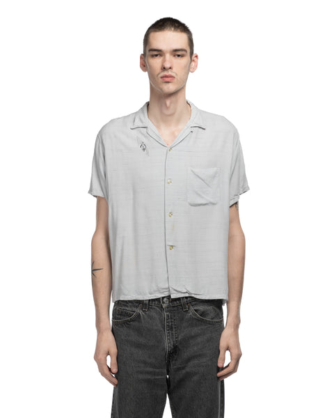 50's Rayon Loop Collar Shirt - Medium