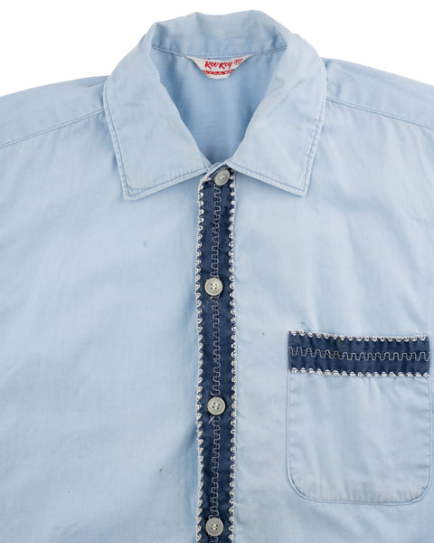 60's Embellished Shirt - XS