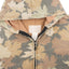 80's Thermal Lined Camo Hooded Jacket - Large