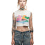 80's Cropped Beach Tee - Small