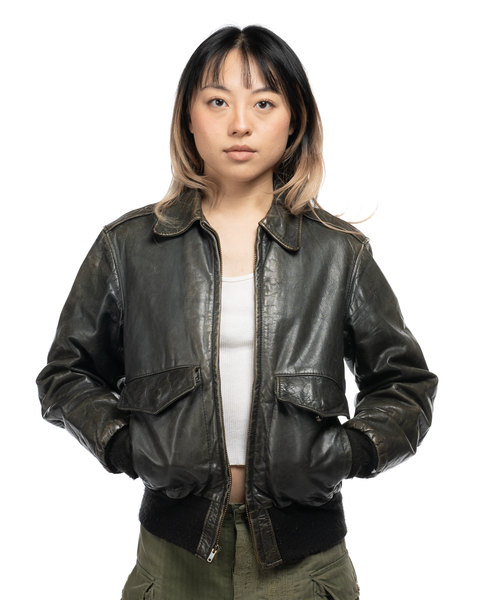 70s A2 Style Bomber Jacket - Small