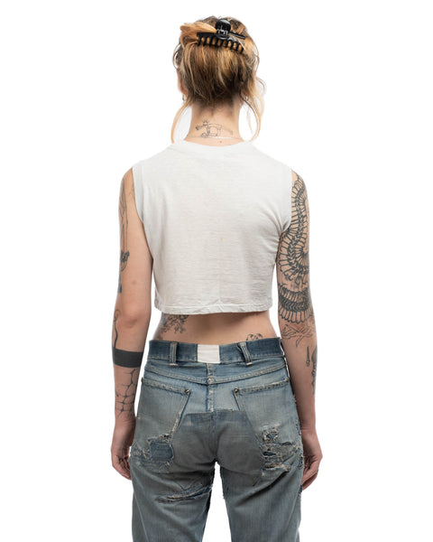 80's Cropped Beach Tee - Small
