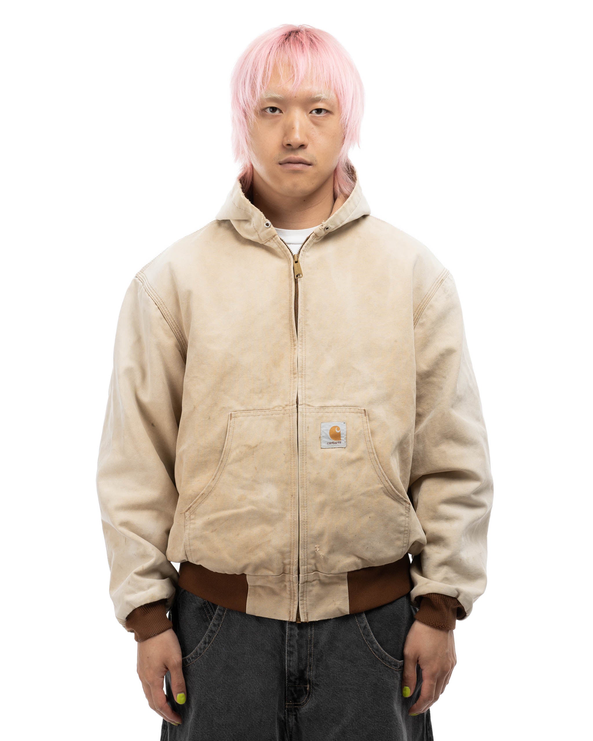 ポ*ブ様 Carhartt ジャケット　ベージュ Curtis Bush刺繍 中古・古着通販】CarHartt (カーハート) マスケゴン ボアライナー