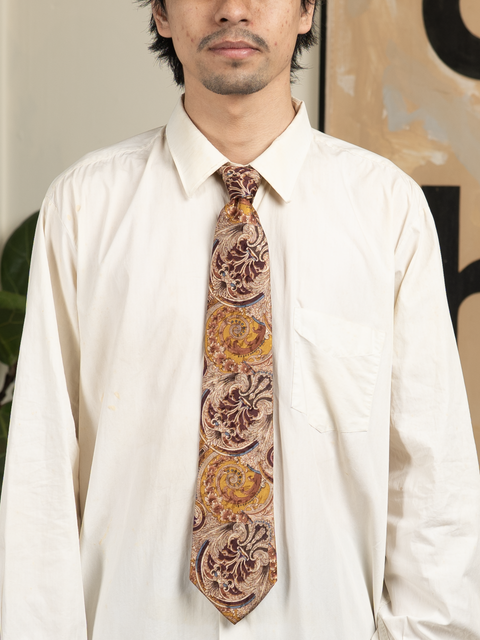 1980s Burberry Silk Tie