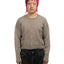 60's Cropped Hand-Knit Sweater - Medium