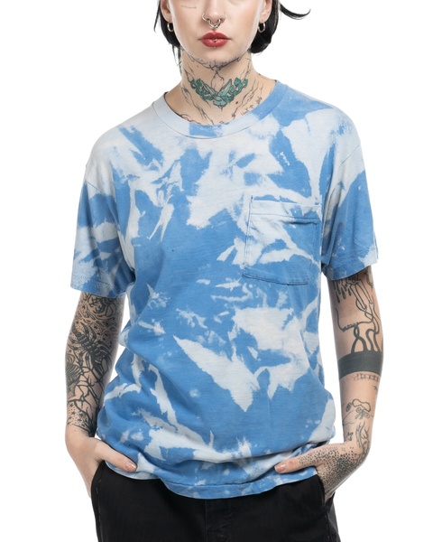 1980s Bleach-Dyed Pocket Tee