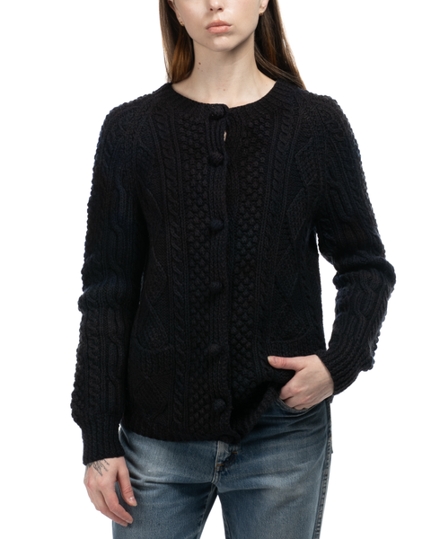 1970s Over-Dyed Cable Knit Sweater