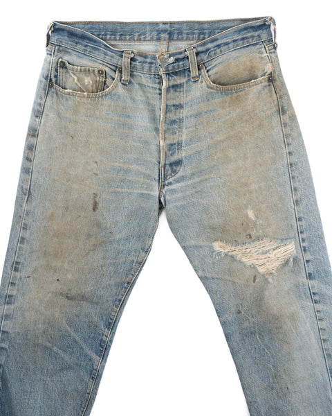 80's Thrashed Levi's 501 Redlines - 31" x 21"