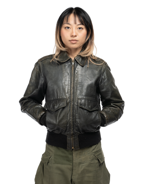 70s A2 Style Bomber Jacket - Small