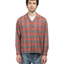 60's Pilgrim Patched Plaid Loop Collar - Large