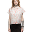 1960s Sheer Floral Loop Collar