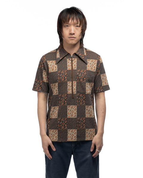 70's Patterned Top - Medium