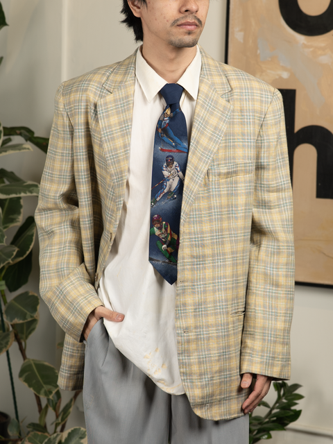 1990s Square Tag Gap Cotton Blazer