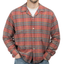 60's Pilgrim Patched Plaid Loop Collar - Large