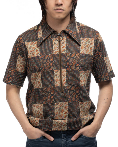 70's Patterned Top - Medium