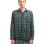 70's Soft Green Cotton Flannel - Medium