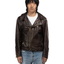 1970s Leather Moto Jacket