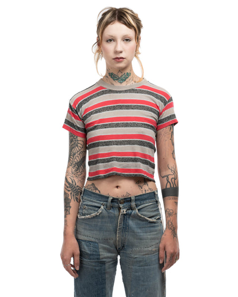 60's Striped Tee - XS
