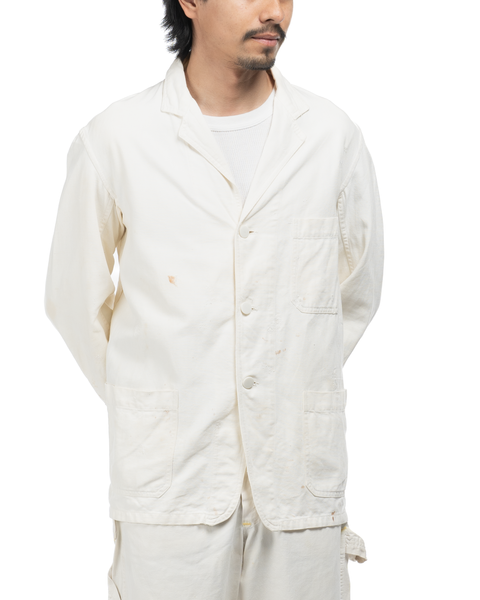 1940s Pearly Shop Coat