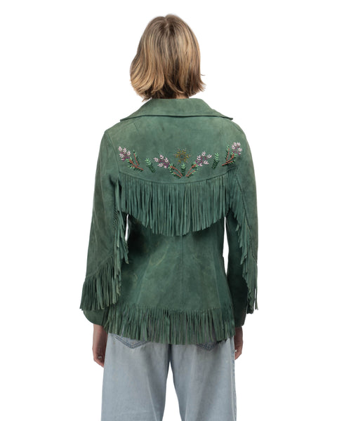 50's Beaded Western Jacket - Medium